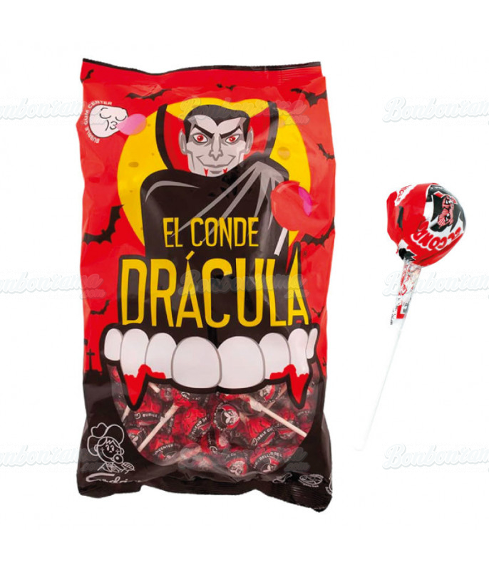Sucettes Sucette Dracula Gum Vrac en gros conditionnement Sucettes Sucette Dracula Gum Vrac en gros conditionnement