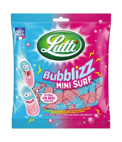 Sachet Lutti Mini Surf Bubblizz 100 gr en gros conditionnement