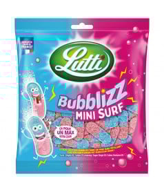 Sachet Lutti 100 gr Mini Surf Bubblizz en gros conditionnement