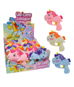 Confiserie ludique Unicorn Lolligun en gros conditionnement