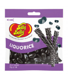 Sachet Jelly Bean Réglisse 70 gr DLUO 04/24 en gros conditionnement