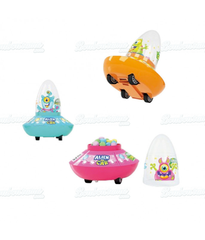 Confiserie ludique Johny Bee Alien Car + Bonbon en gros conditionnement