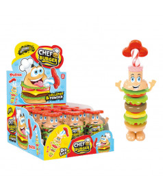 Confiserie ludique Johny Bee Chef Burger + Poudre en gros conditionnement