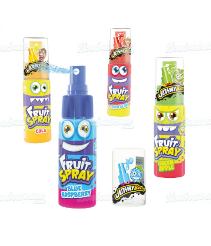 Confiserie ludique Johny Bee Fruit Spray en gros conditionnement