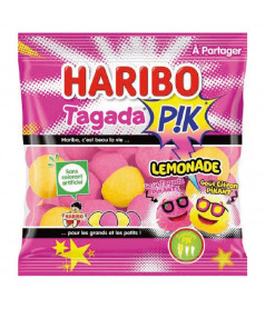 Sachet Haribo 100 gr Tagada Pik Lemonade en gros conditionnement