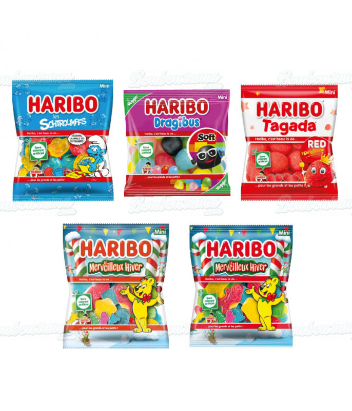 Sachet de bonbons Haribo Fruitilicious pas cher - Badaboum