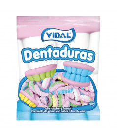 Bonbon gélifié en vrac Dentier Acide Multicolor Vidal en gros conditionnement