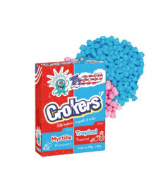 Crockers Myrtille & Tropical 45 gr
 Conditionnement-Présentoir 16 pcs