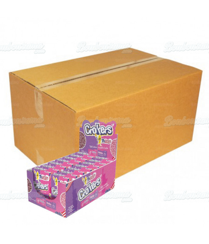 Crockers Raisin Fraise 45 gr le Bonbon Américain Acidulé en gros