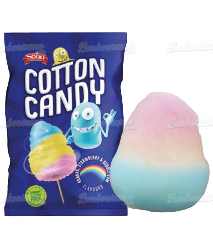Rainbow Cotton Candy In 75g Bulk Pack Rainbow Cotton Candy In 75g Bulk Pack