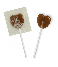 Cola Heart Mini Lollipop