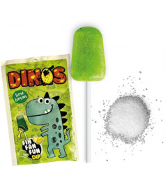 Dinos Pulver Lolly
 Verpackung-Display 40 Stück