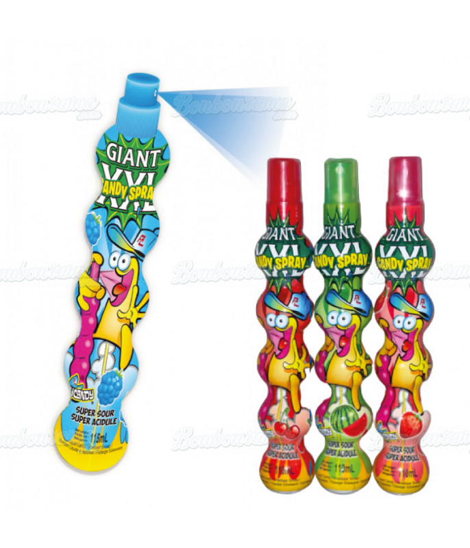 Confiserie ludique Giant Spray XXL en gros conditionnement