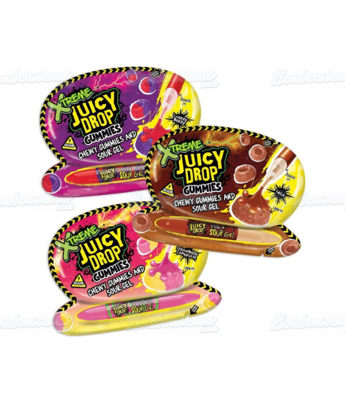 Confiserie ludique Xtreme Juicy Drop Gummies en gros conditionnement