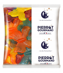 Bonbon gélifié en vrac Maxi Papillon Pierrot Gourmand en gros conditionnement