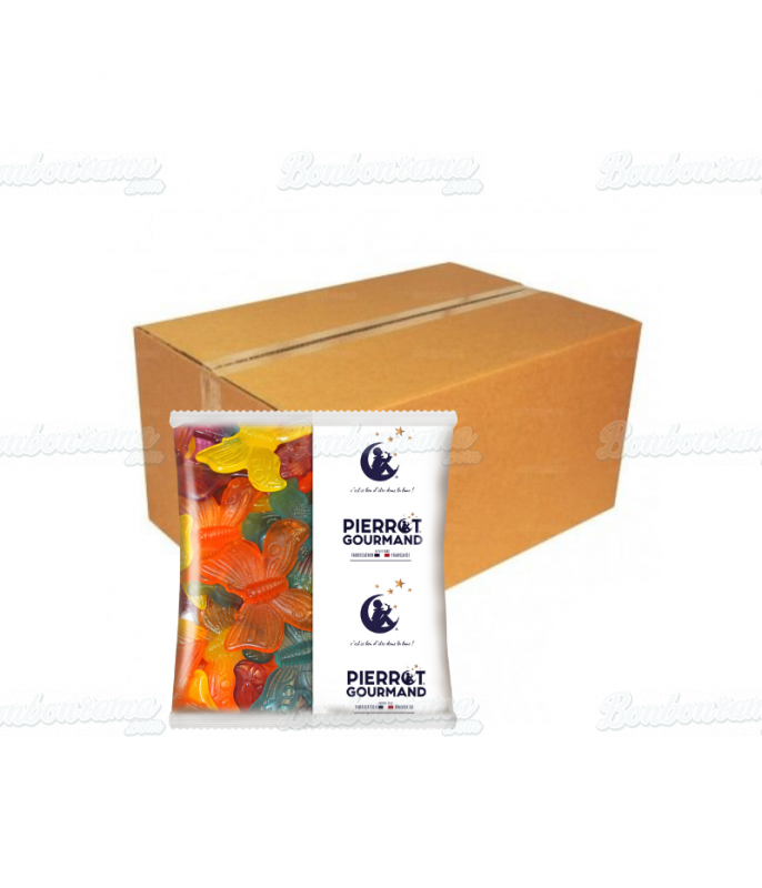 Bonbon gélifié en vrac Maxi Papillon Pierrot Gourmand en gros conditionnement