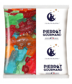 Bonbon gélifié en vrac Maxi Dinosaure Pierrot Gourmand en gros conditionnement