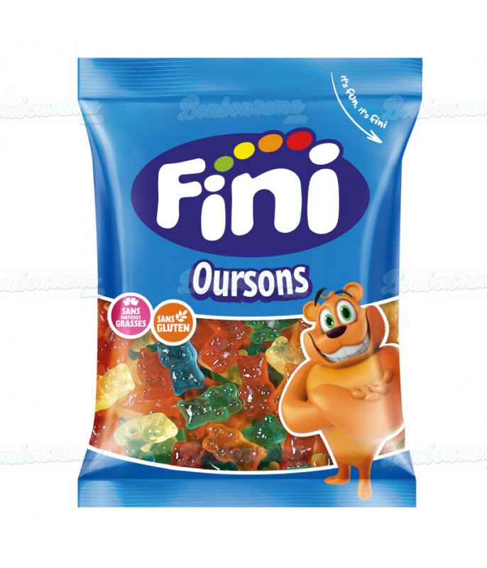 Sachet Fini 90 gr Ourson Lisse en gros conditionnement