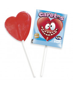 Sucettes Caretos Fraise Fini en gros conditionnement