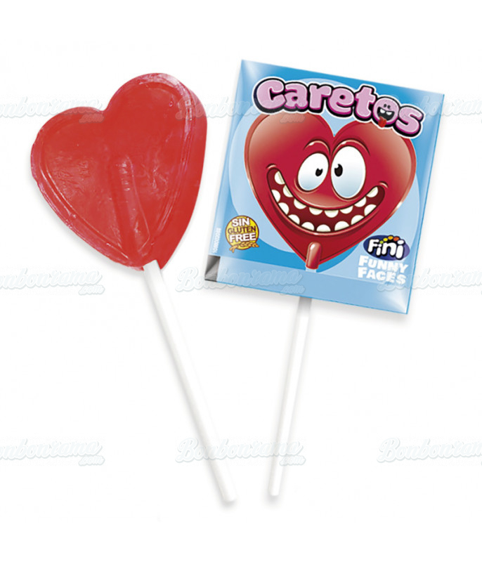 Sucettes Caretos Fraise Fini en gros conditionnement