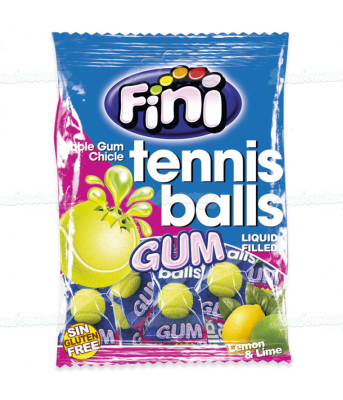 Sachet Fini Gum 80 gr Tennis Ball en gros conditionnement