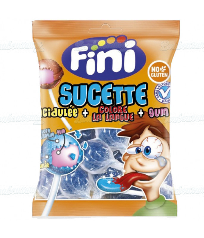 Sachet Fini 80 gr Sucette Tâche Langue en gros conditionnement