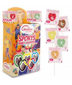 Mini Sucette Coeur Sport Mix Cerdan Caramelos - 2