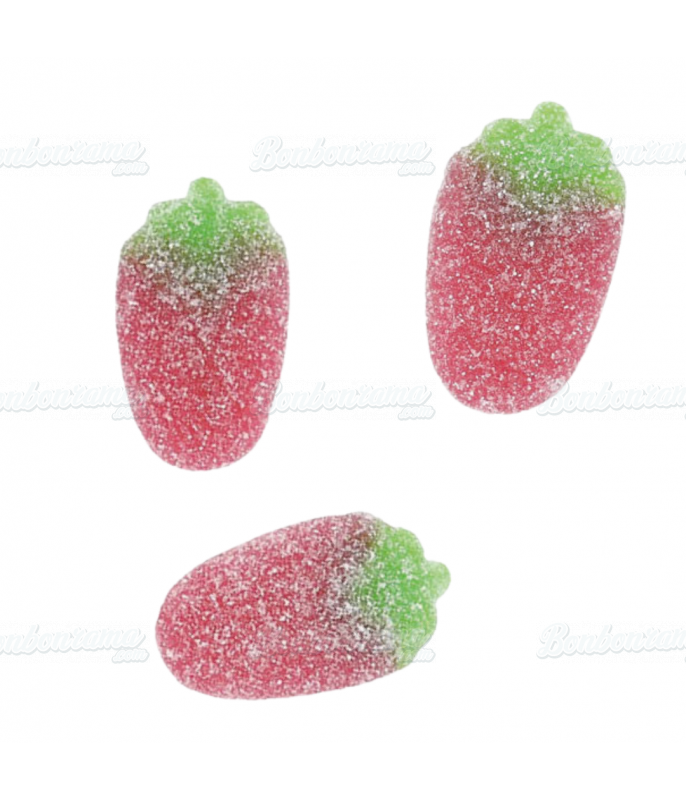 Bonbon gélifié en vrac Fraise Plate Acide Trolli en gros conditionnement