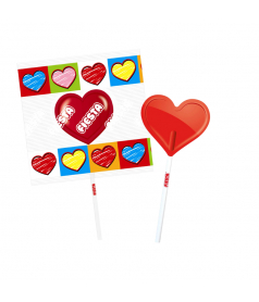 Sucette Coeur Cerise Piruletas Patrelle - 1