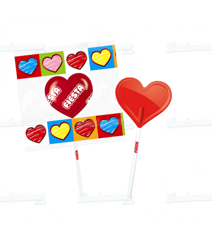 Sucette Coeur Cerise Piruletas Patrelle - 1