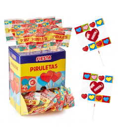 Sucette Coeur Cerise Piruletas Patrelle - 2
