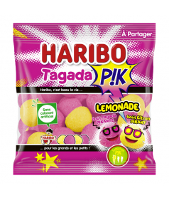 Sachet Haribo 100 g Tagada Pik Lemonade en gros conditionnement