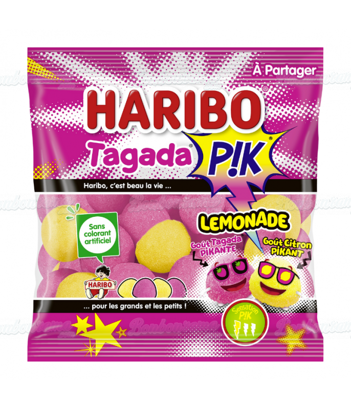 Sachet Haribo 100 gr Tagada Pik Lemonade Haribo - 1