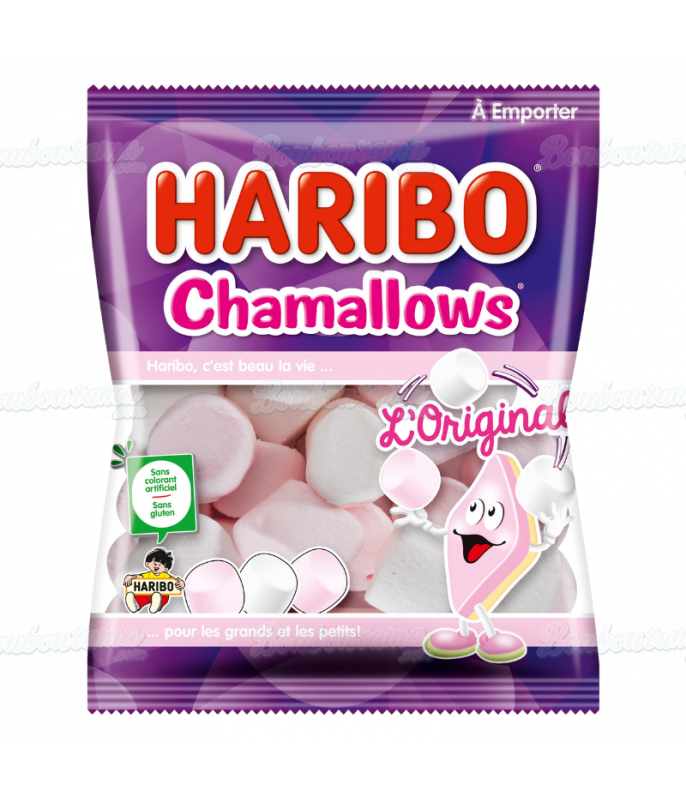 Sachet Haribo 100 g Chamallow en gros conditionnement