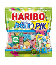 Sachet Haribo 120 g Délir Pik en gros conditionnement