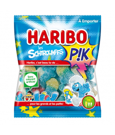 Sachet Haribo 120 g Schtroumpfs Pik en gros conditionnement