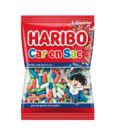 Sachet Haribo 120 g Carensac en gros conditionnement