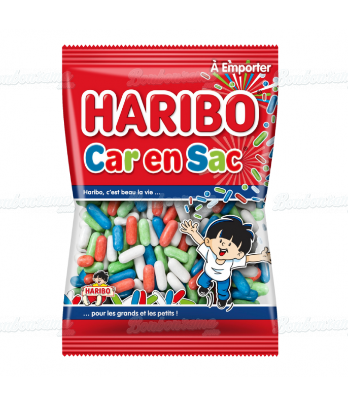 Sachet Haribo 120 g Carensac en gros conditionnement