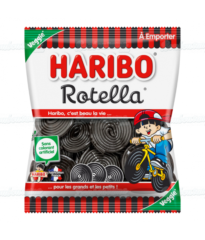 Sachet Haribo 120 g Rotella en gros conditionnement