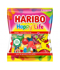 Sachet Haribo 120 g Happy Life en gros conditionnement