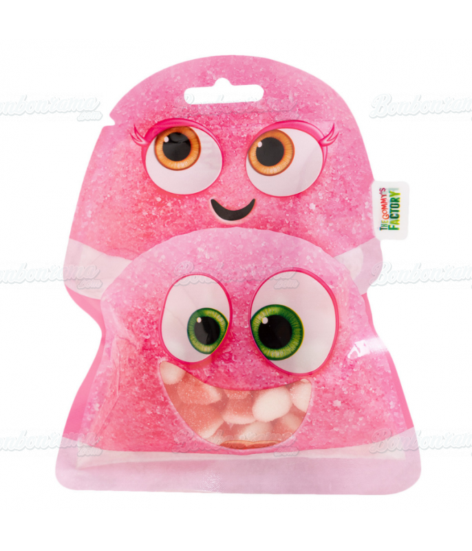 Fancy Bag 90 gr Mini Strawberry Kiss The Gommy's Factory - 1 Fancy Bag 90 gr Mini Strawberry Kiss The Gommy's Factory - 1