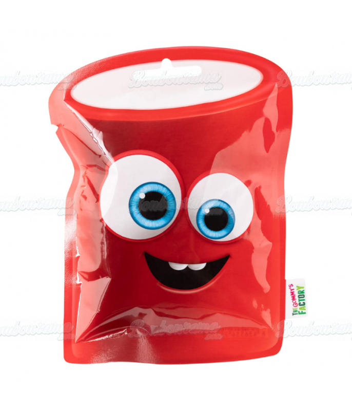 Sachet Fancy Mini Tube Fraise lisse 90 gr en gros conditionnement