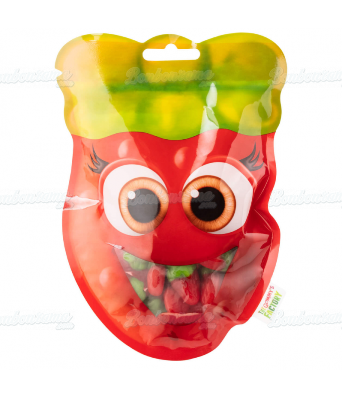 Sachet Fancy Mini Fraise lisse 80 gr The Gommy's Factory - 1