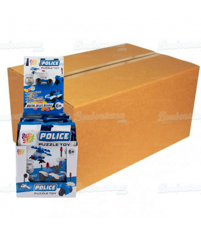Confiserie ludique Puzzle Toy Police + Bonbon en gros conditionnement