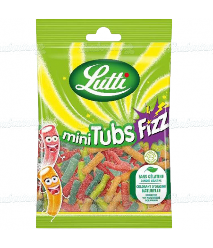 Sachet Lutti 90 g Mini Tubs Fizz en gros conditionnement