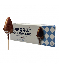 Etui 10 Sucettes Cacao & Lait Pierrot Gourmand Pierrot Gourmand - 1