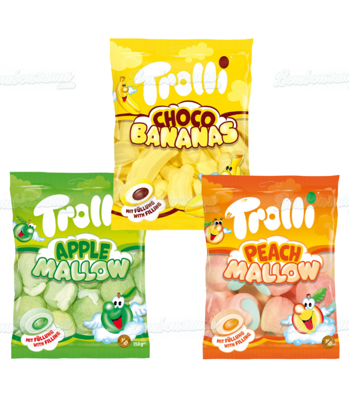 Pack Sachet Mallow Trolli 150 gr x 24 pcs  - 1