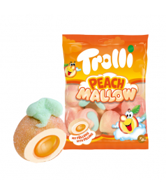 Sachet Trolli 150 g Pêche Mallow en gros conditionnement