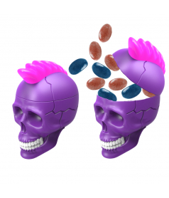 Crâne Skully Gum Wom - 2