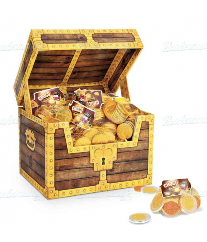 Filet Pièce Choco 30 gr Coffre Pirate Fizzy - 1